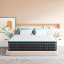 Povirt Twin Size Mattress 10 Inch, Innerspring Memory Foam Hybrid Mattress for Pressure Relief, Medium Firm Single Bed Mattress, 10 Inch Twin Mattresses in a Box, CertiPUR-US Certified, 39"*75"*10"