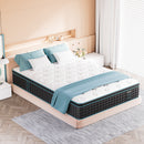 Povirt Twin Size Mattress 10 Inch, Innerspring Memory Foam Hybrid Mattress for Pressure Relief, Medium Firm Single Bed Mattress, 10 Inch Twin Mattresses in a Box, CertiPUR-US Certified, 39"*75"*10"